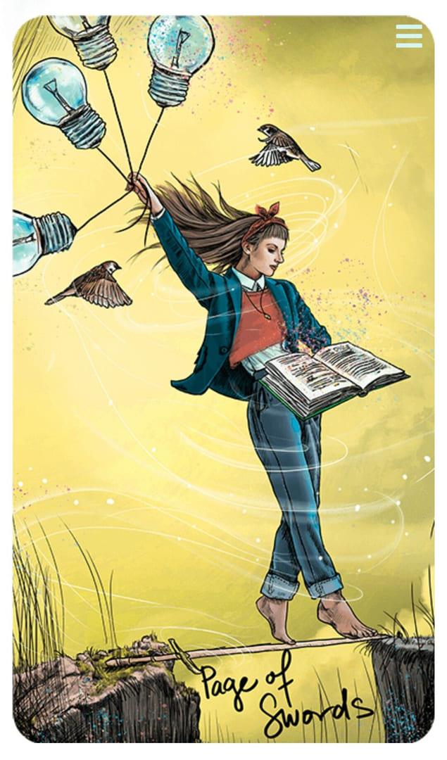 Паж мечей — Таро Светлого провидца