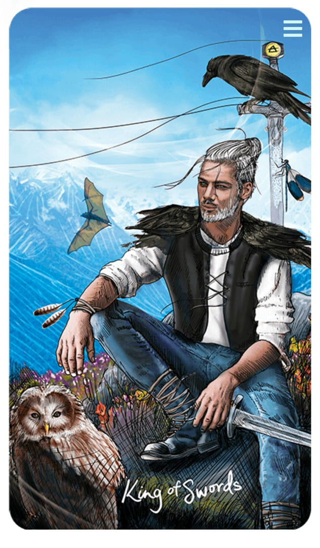 Король мечей — Таро Светлого провидца