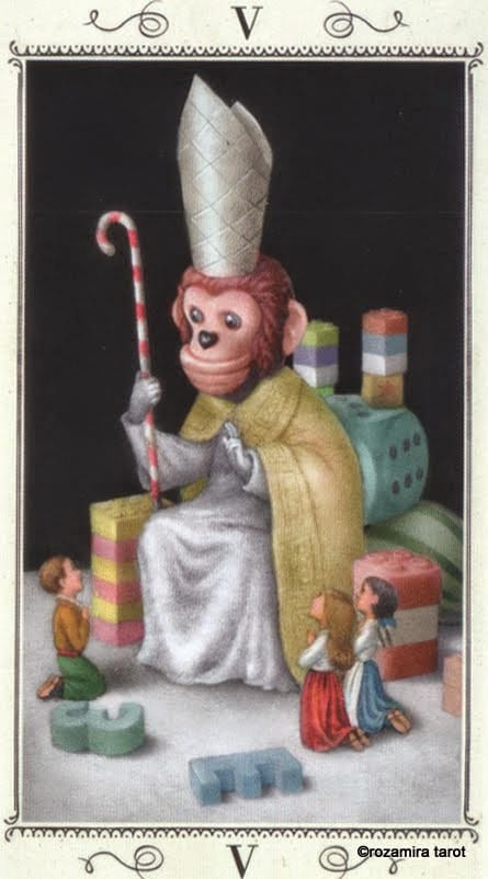 Иерофант — Таро Николетты Чекколи