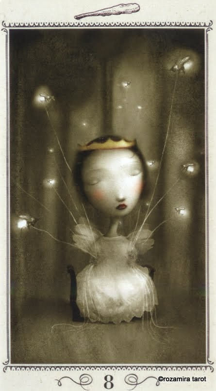 Восьмёрка жезлов — Таро Николетты Чекколи