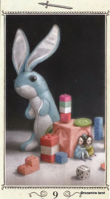 Девятка мечей — Таро Николетты Чекколи