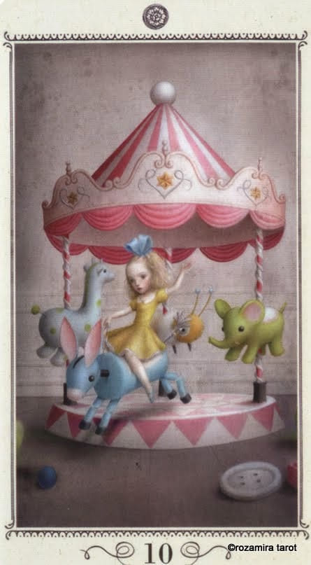 Десятка пентаклей — Таро Николетты Чекколи