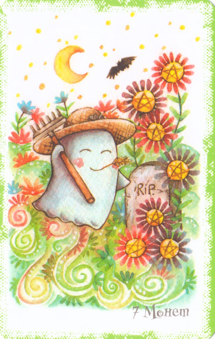 Семёрка пентаклей — Boo Tarot
