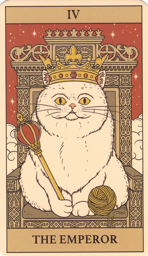 Император — Cats Rule the Earth Tarot