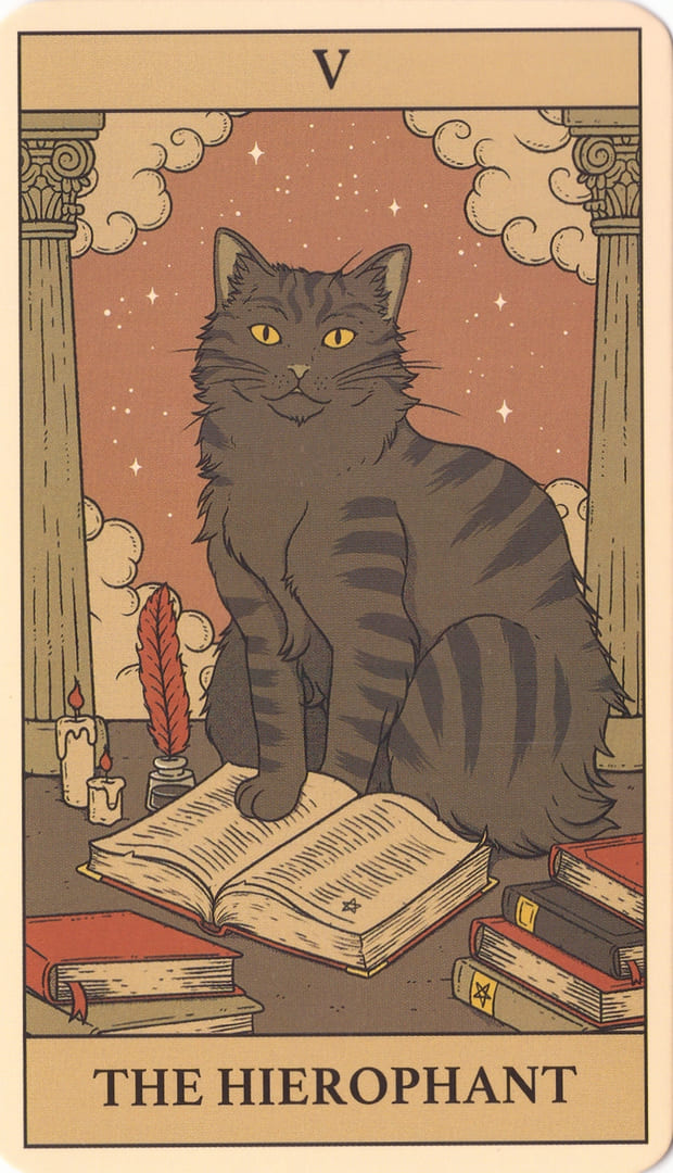 Иерофант — Cats Rule the Earth Tarot