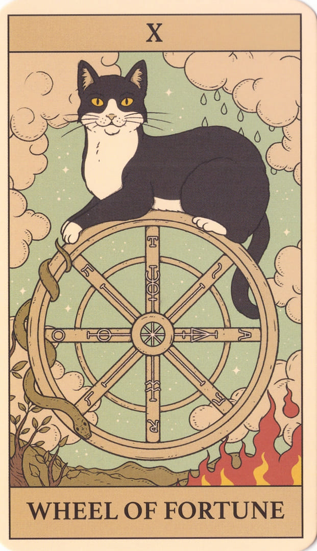 Колесо фортуны — Cats Rule the Earth Tarot