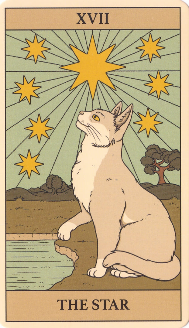 Звезда — Cats Rule the Earth Tarot