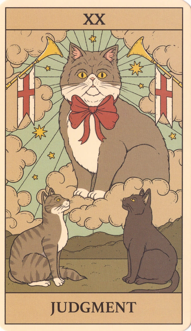 Суд — Cats Rule the Earth Tarot