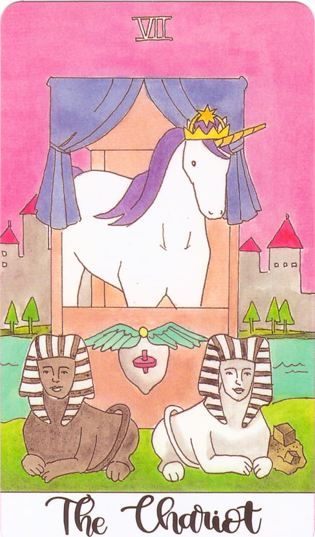Колесница — Таро Кристальных Единорогов