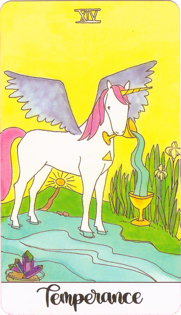 Умеренность — Таро Кристальных Единорогов
