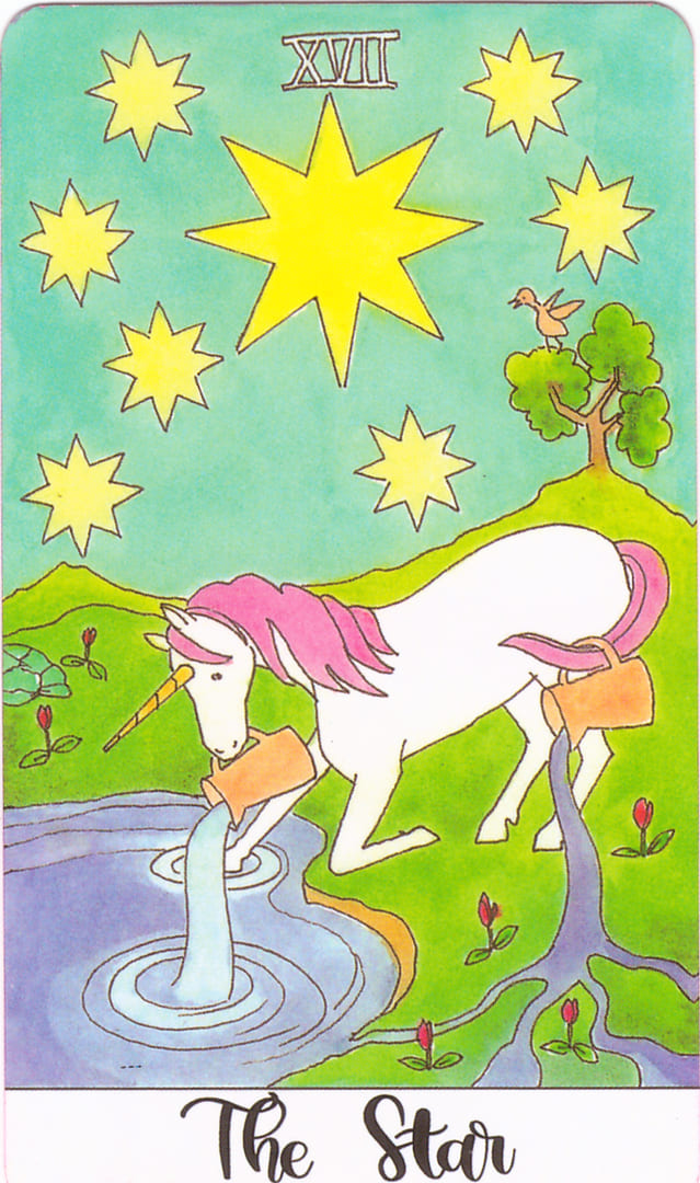 Звезда — Таро Кристальных Единорогов