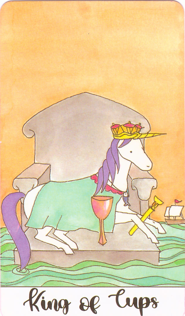 Король чаш — Таро Кристальных Единорогов