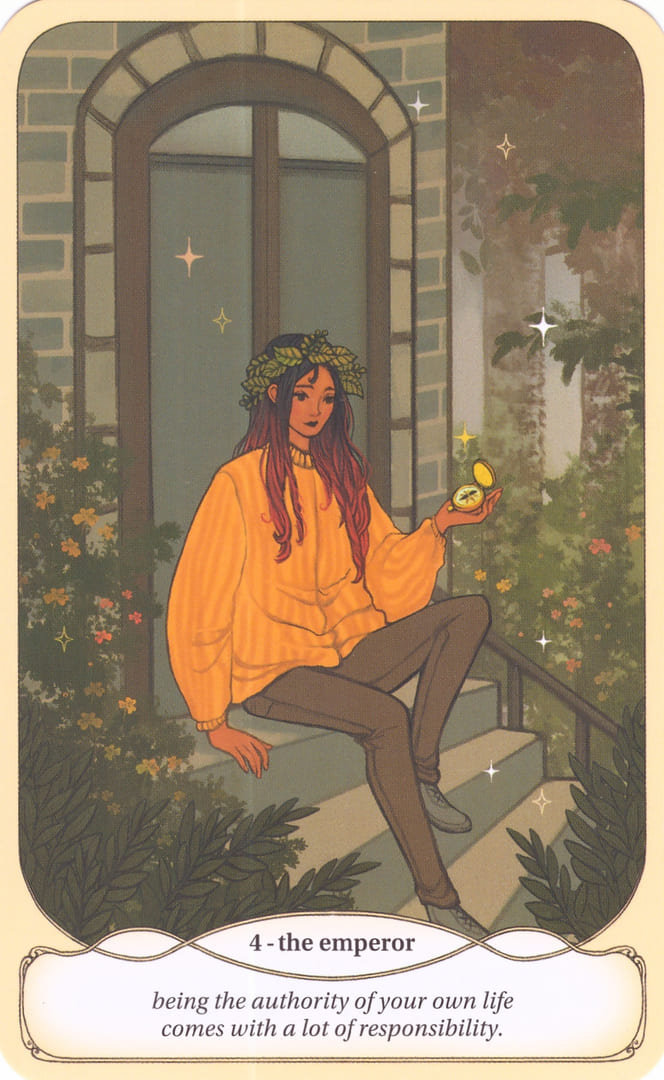 Император — Уютное Таро Ведьмы