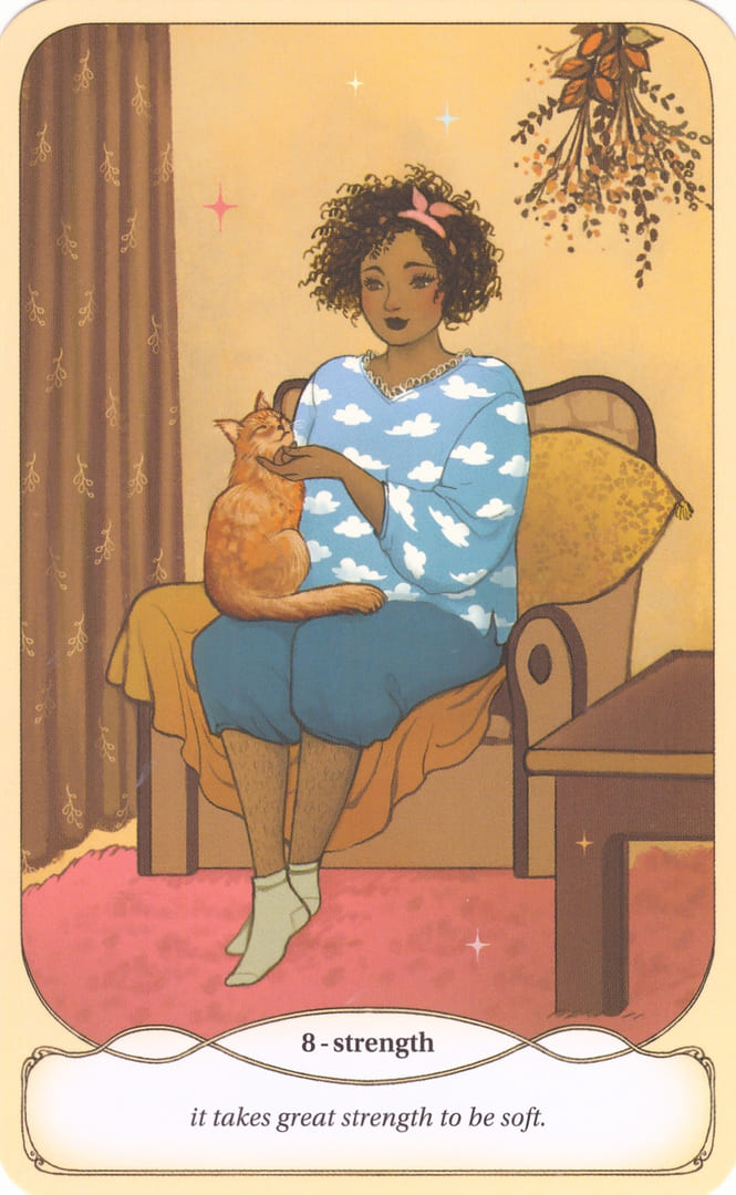 Сила — Уютное Таро Ведьмы