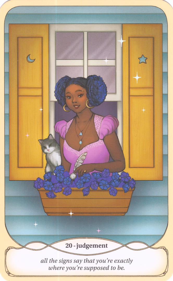Суд — Уютное Таро Ведьмы