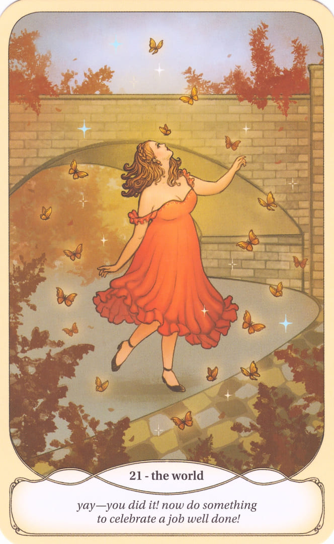 Мир — Уютное Таро Ведьмы