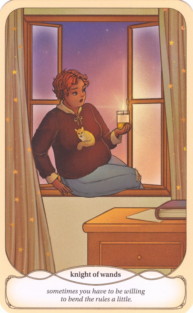 Рыцарь жезлов — Уютное Таро Ведьмы