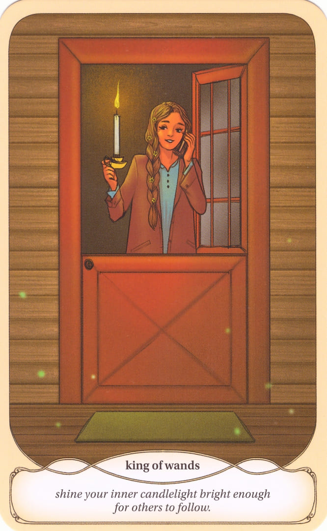 Король жезлов — Уютное Таро Ведьмы