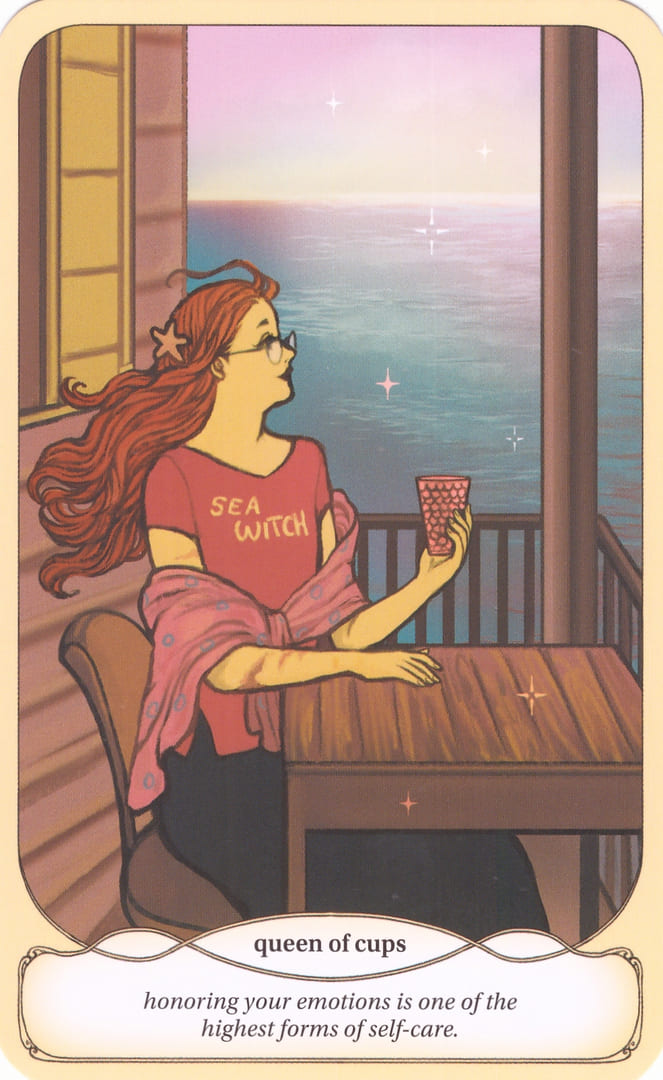 Королева чаш — Уютное Таро Ведьмы