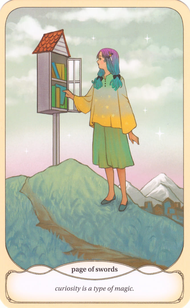 Паж мечей — Уютное Таро Ведьмы
