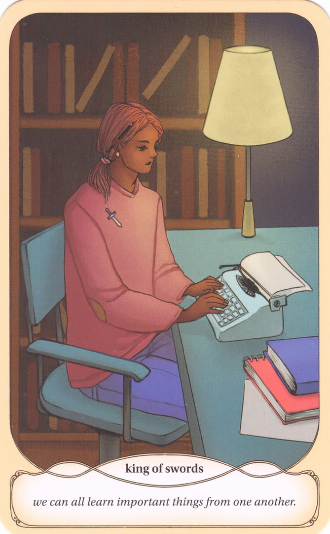 Король мечей — Уютное Таро Ведьмы