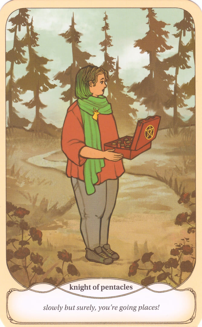 Рыцарь пентаклей — Уютное Таро Ведьмы