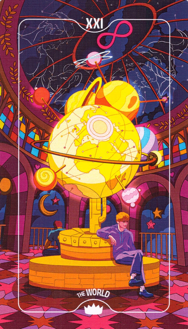 Мир — Deck of Luminaries Tarot