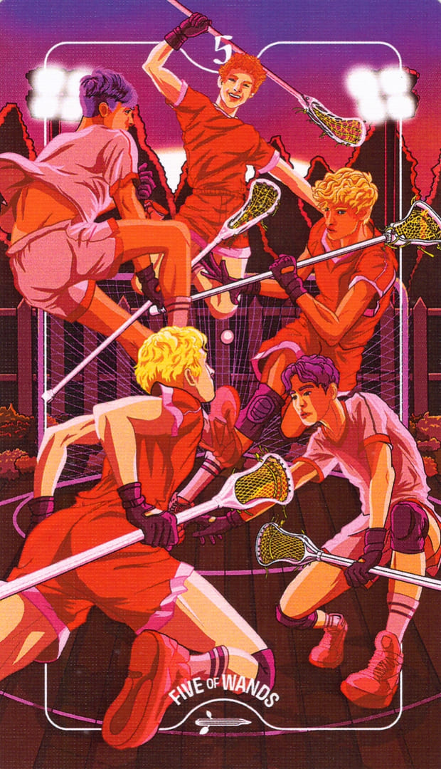 Пятёрка жезлов