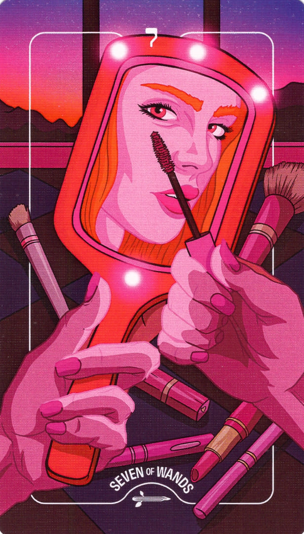 Семёрка жезлов — Deck of Luminaries Tarot