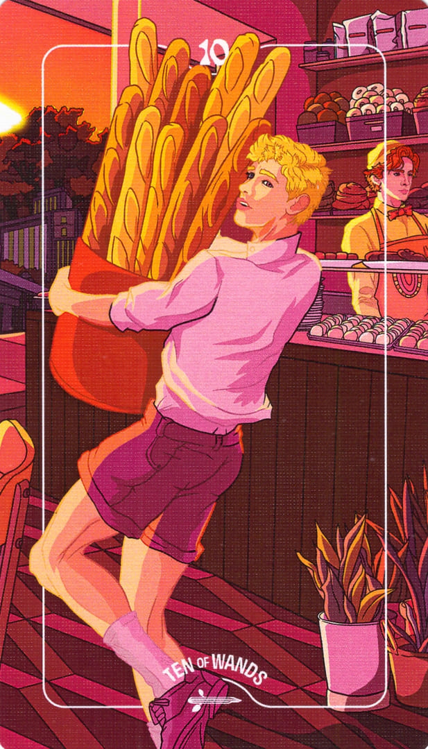 Десятка жезлов — Deck of Luminaries Tarot