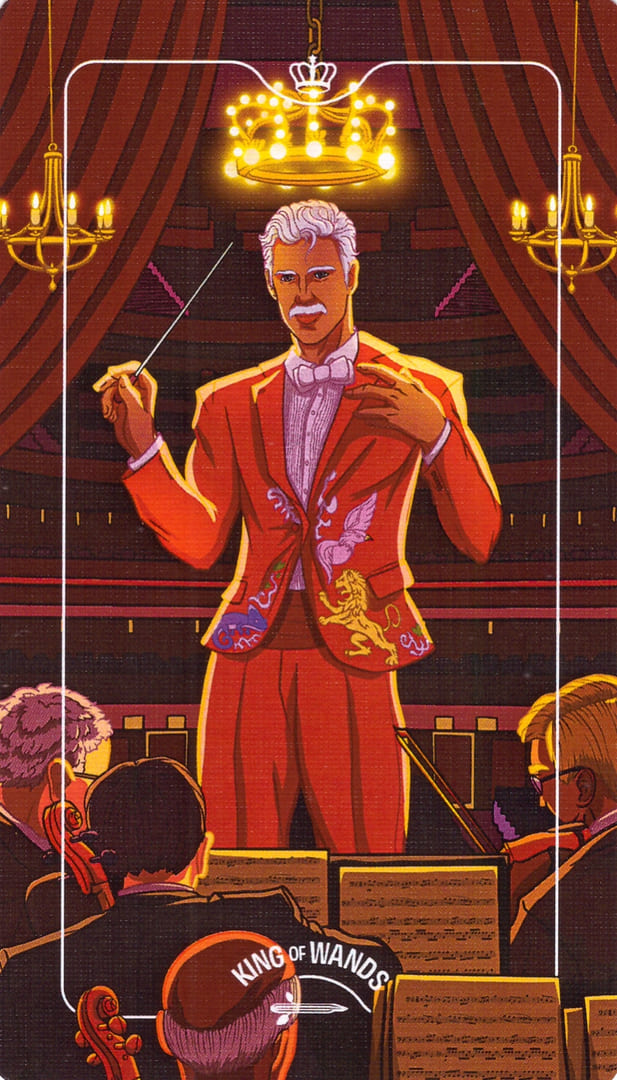 Король жезлов — Deck of Luminaries Tarot