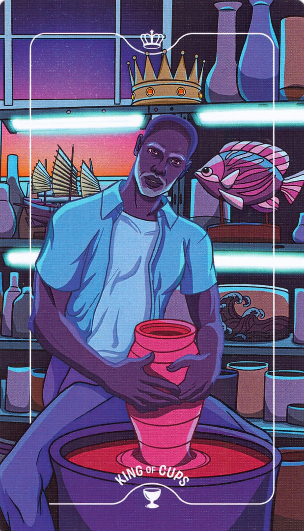 Король чаш — Deck of Luminaries Tarot