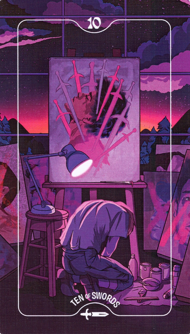 Десятка мечей — Deck of Luminaries Tarot