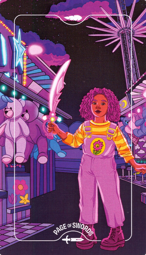 Паж мечей — Deck of Luminaries Tarot