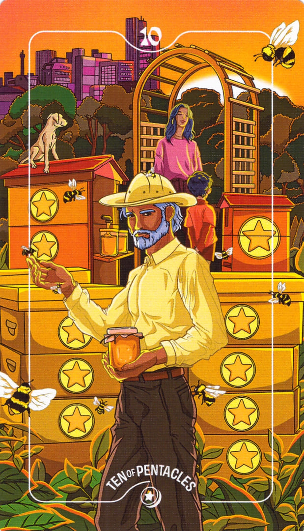 Десятка пентаклей — Deck of Luminaries Tarot