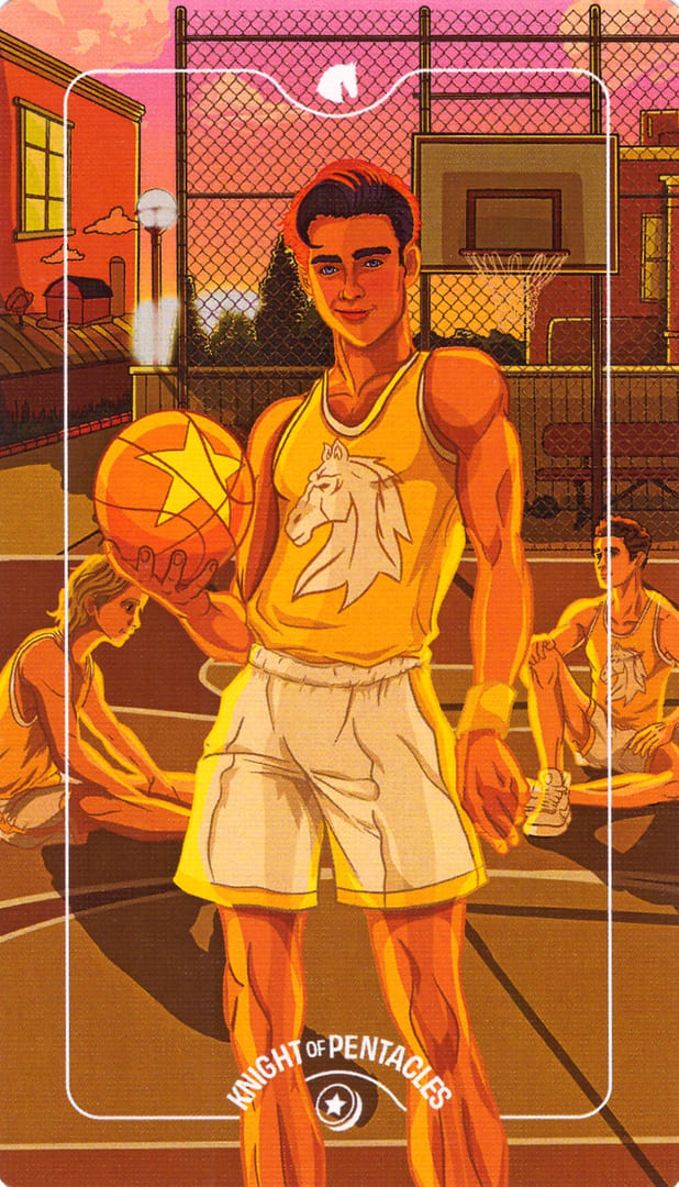 Рыцарь пентаклей — Deck of Luminaries Tarot