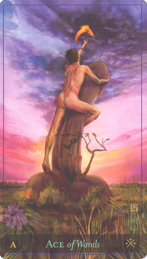 Туз жезлов — Таро божественной маскулинности