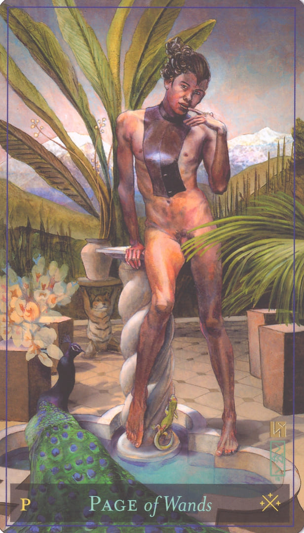 Паж жезлов — Таро божественной маскулинности