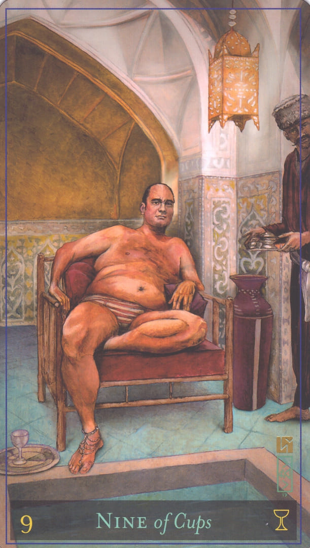Девятка чаш — Таро божественной маскулинности