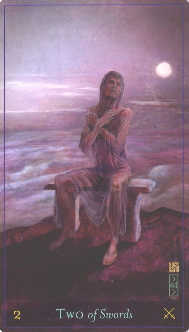 Двойка мечей — Таро божественной маскулинности