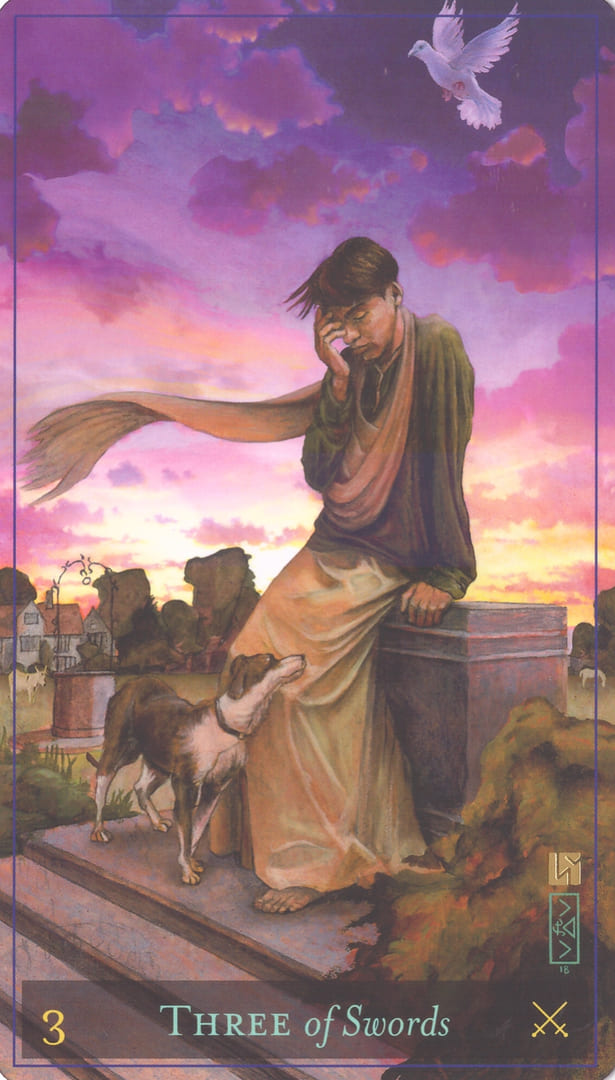 Тройка мечей — Таро божественной маскулинности