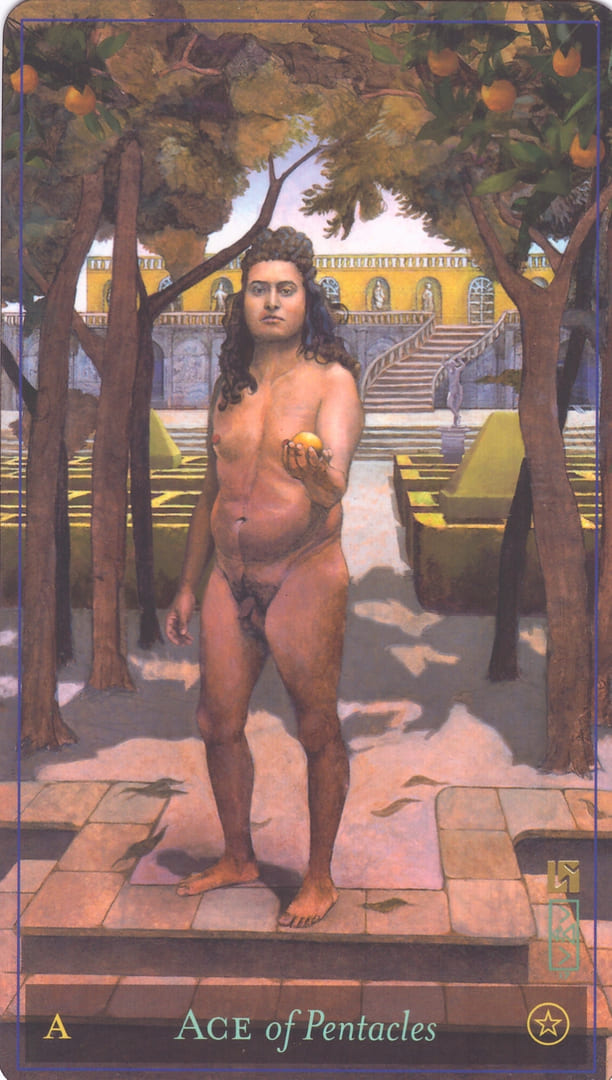 Туз пентаклей — Таро божественной маскулинности