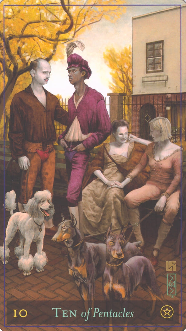 Десятка пентаклей