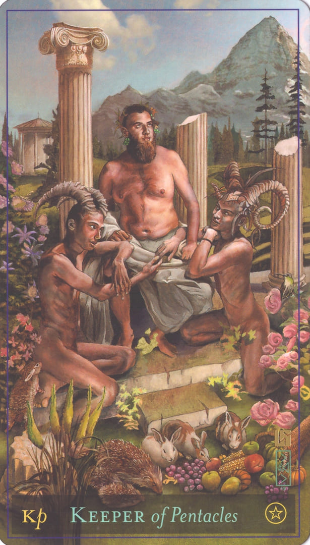 Королева пентаклей — Таро божественной маскулинности