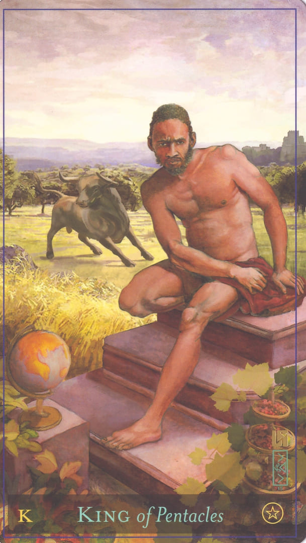 Король пентаклей — Таро божественной маскулинности