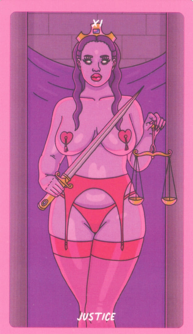 Справедливость — Exotic Cancer Tarot