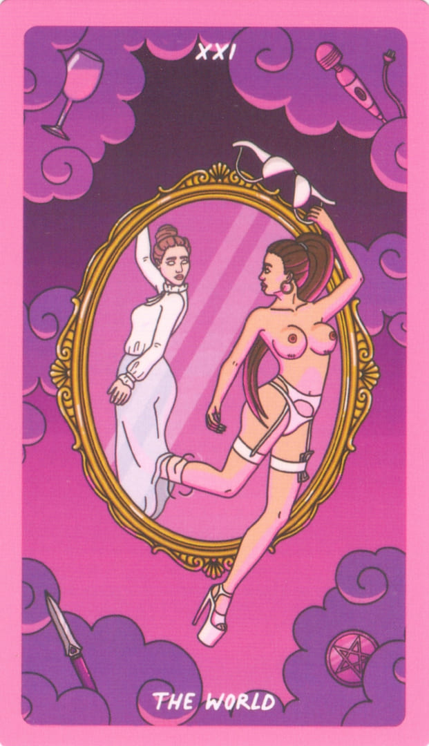Мир — Exotic Cancer Tarot