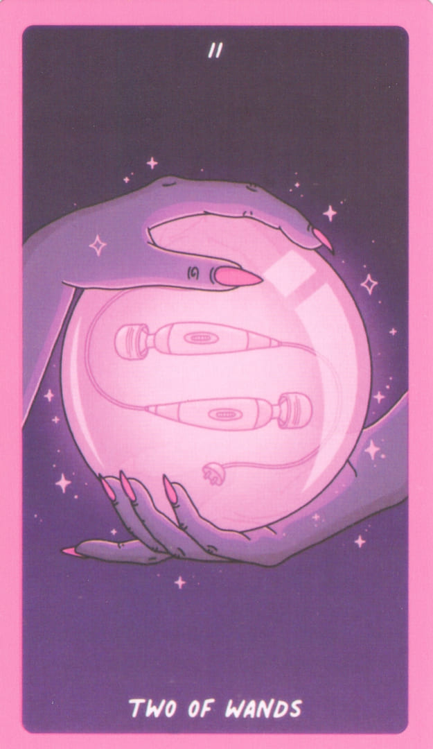 Двойка жезлов — Exotic Cancer Tarot