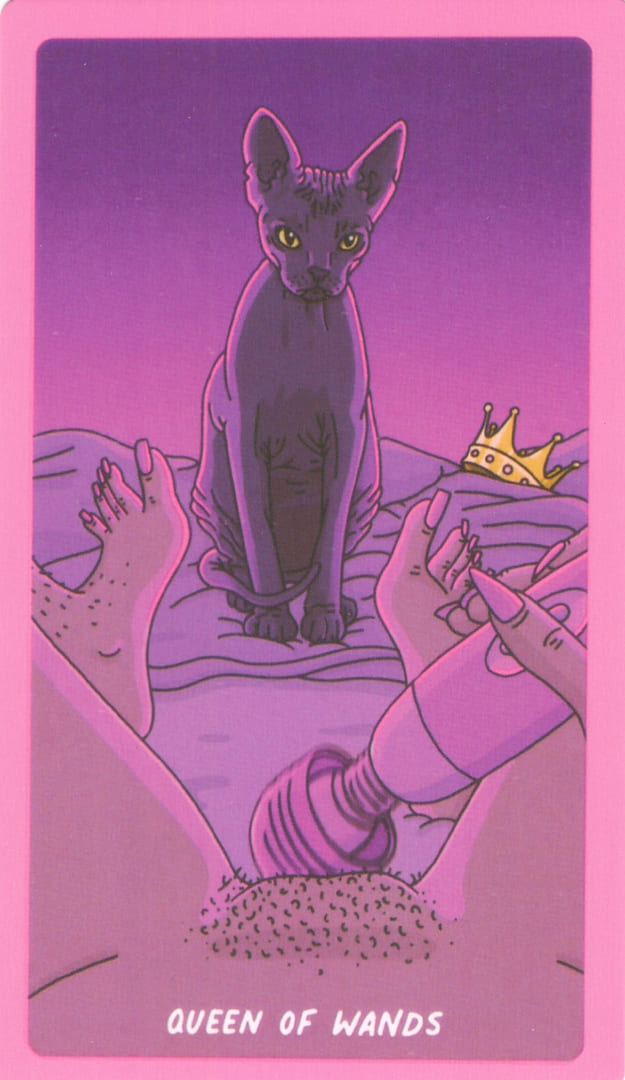 Королева жезлов — Exotic Cancer Tarot