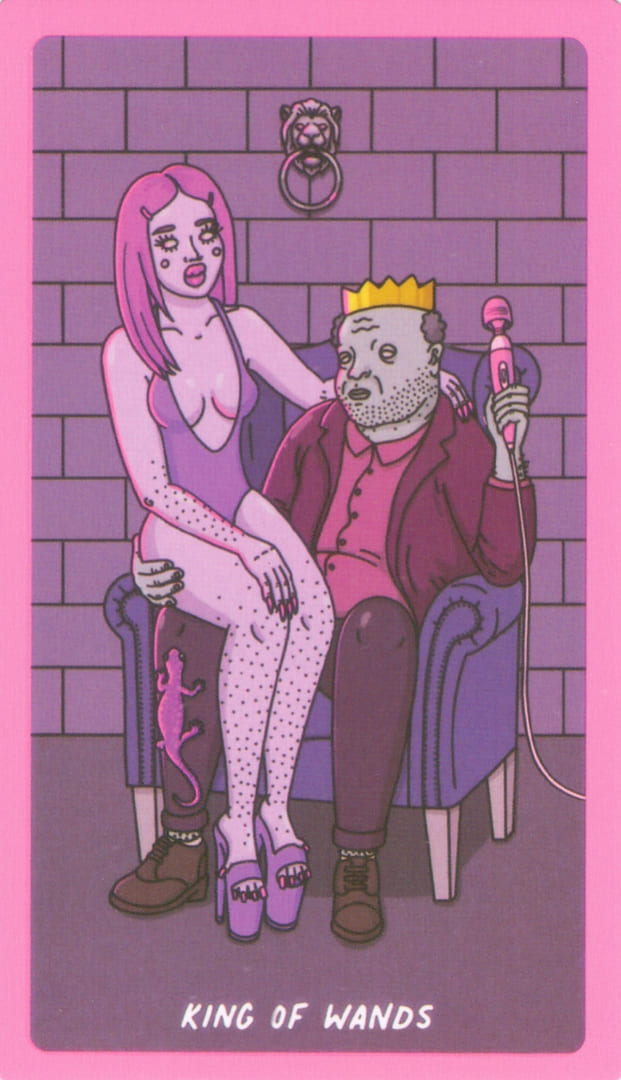 Король жезлов — Exotic Cancer Tarot